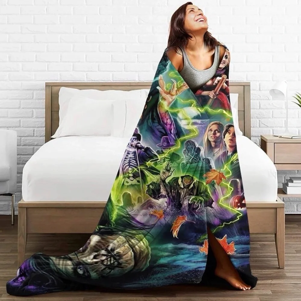 Hocus pocus Soft fleece flannel blankets 50x40”